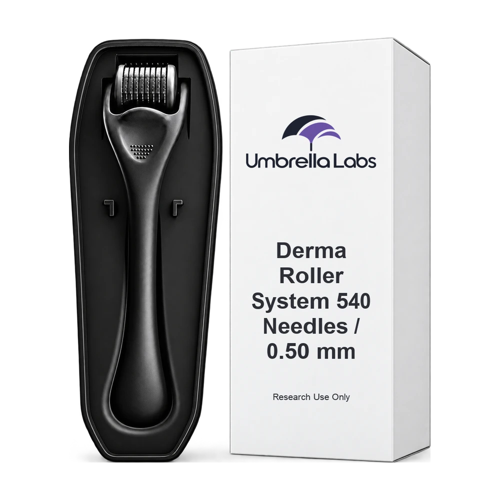 Umbrella Labs Derma Roller System — 540 needles, 0.50 mm