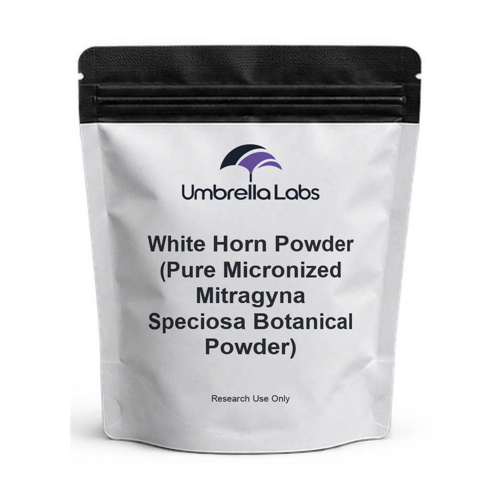 White Horn Powder (Pure Micronized Mitragyna Speciosa Botanical Powder) — Umbrella Labs